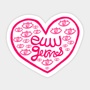 Heart eyes Sticker